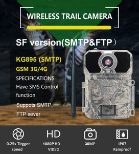 Longue veille 30MP 1080P FHD IP65 <span class=keywords><strong>MMS</strong></span> SMTP FTP caméra cellulaire sans fil 4G pour la <span class=keywords><strong>chasse</strong></span> - Product Image 2