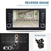 Radio Universal de 7 Pulgadas con 4 Núcleos, GPS, Amplificador, Carplay, Android Auto, Reproductor de DVD para Audi A3 2003-2013