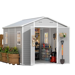 Abri de jardin étanche 8x10 pieds grande capacité, idéal pour ranger les outils d'été, avec plancher inclus - Vente chaude directe usine - Product Image 1