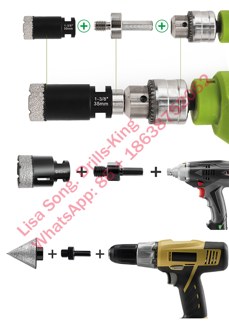 Kernbohrer Adapter M14 Buchse Auf 5/8″-11 Stecker – Aus Legiertem Stahl, Für Diamantbohrkronen