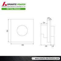 Interrupteur variateur de lumière led, variateur pneumatique pour éclairage