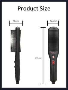 Lược Chải Thẳng Tóc Bằng Gốm, Lược Chải Thẳng Tóc Nóng Bằng Điện - Product Image 3