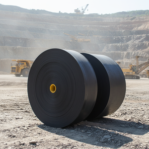 Sabuk konveyor pemotong kustom industri baru grosir terbuat dari poliester Karet Industri dan nilon untuk pemrosesan kerikil pasir - Product Image 5