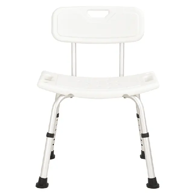 كرسي استحمام من الألومنيوم قابل للتعديل كرسي حمام مع دعامات مسند الظهر ، كرسي استحمام ، كرسي حمام ، كرسي استحمام آمن للمعاقين