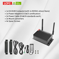 LCFC Jetson Nano B100 4GB, Computación de Borde con IA, 4G, Sin Ventilador, Programador, Vehículo de Conducción Autónoma, Robot, Taxi, Entrega