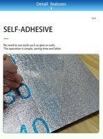 Panneau mural 3D cannelé en PVC auto-adhésif pour la décoration intérieure moderne – Vente en gros