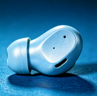 Pigmen Metalik Aluminium GUANZUN Biru Langit Berkilau Tinggi 5-100 Mikron Gratis Sampel 1g Pigmen Kulit untuk Cangkang Speaker Earphone