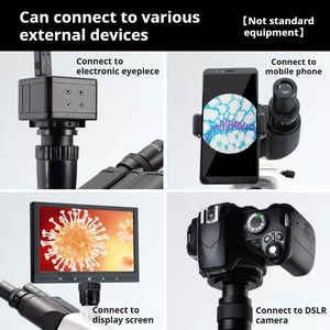 WEIAI LCD HD Screen Microscopio Con Pantalla Infinite Optical System Lab Medical Blood <span class=keywords><strong>Microscope</strong></span> biologique trinoculaire 1600X - Product Image 3