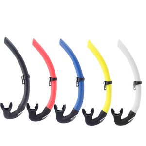Tubo de snorkel de PVC, tubo de snorkel húmedo, semiseco, duradero, unisex, equipo de natación para buceo y deportes acuáticos - Product Image 1