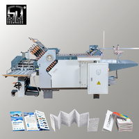 Machine de pliage automatique de papier A4 A5, industrielle, haute précision, moteur PLC Schneider, pliage de livrets, dépliants, manuels