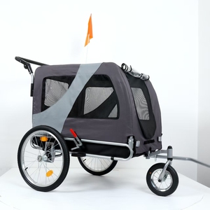 Remolque de bicicleta <span class=keywords><strong>para</strong></span> cochecito de mascotas personalizable de gran tamaño 2 en 1 <span class=keywords><strong>para</strong></span> <span class=keywords><strong>perros</strong></span> medianos y grandes, recién lanzado <span class=keywords><strong>para</strong></span> carros de mano - Product Image 1