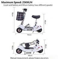 2026 Neuestes Design Elektroroller 8-Zoll 2-Rad LED-Licht Stadtpendler 250W Leistungsstarker Roller