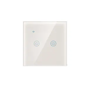 Interruptor inteligente de pared para el hogar, sensor táctil con Wifi, Popular, promocional, estilo europeo