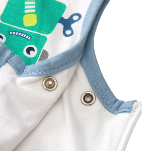Sac <span class=keywords><strong>de</strong></span> couchage bébé 100% coton double couche anti-gigotement pour enfants, idéal pour <span class=keywords><strong>chambre</strong></span> climatisée en été - Product Image 4