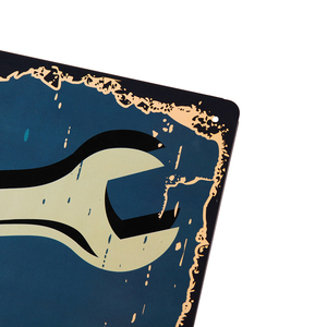 Kim loại tin dấu hiệu Retro dấu hiệu nhà để xe cho nam giới tường trang trí cửa hàng xe Áp phích dầu và trạm xăng dấu hiệu người đàn ông hang động trang trí 8*12 inch - Product Image 5