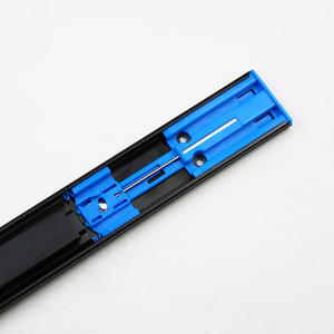 Riel de cierre suave para cajones, riel de amortiguación de bolas de acero de tres secciones, material de hierro de 45 mm para uso en baños y hoteles - Product Image 4