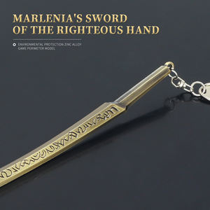 Jouet en métal Cosplay même jeu Merch jeu épée périphérique 22CM Katana porte-clés - Product Image 5