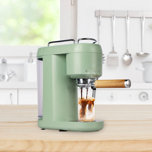 Máquina de Espresso de 20 Bares al por Mayor de Fábrica |   <span class=keywords><strong>Cafetera</strong></span> Portátil de Acero Inoxidable con Calentador de Tazas para Uso en el Hogar y la Oficina - Product Image 6