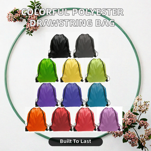 Nice Color Letter Pattern Polyester Medium Size Double <b>String</b> Handbag Shoe Dust Sport Storage Drawstring <b>Bag</b> - Product Image 2