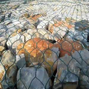 Gabion kaya sepeti altıgen tel örgü Pvc kaplı Gabion kutusu galvanizli fiyatlar Gabion tel kafes - Product Image 5