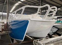 Bateau de pêche au thon à grande vitesse en aluminium à double coque de 7,9 m (26 pieds) avec cabine de luxe, yacht catamaran avec certification CE