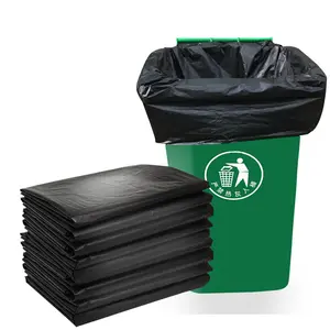 重型抗撕裂垃圾袋完美贴合食物垃圾垃圾袋易换垃圾袋蓝绿色标签包装
