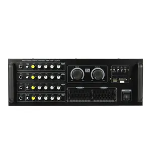 High Quality Mixer EQ USB SD Power Mixer KTV Professional Digital Echo Mixer Amplifier Home Theater Karaoke Amplifier