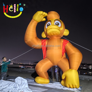 Động vật dễ thương phim hoạt hình linh vật phim hoạt hình mô hình <span class=keywords><strong>Inflatable</strong></span> khỉ cho quảng cáo sự kiện - Product Image 5