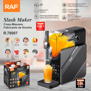 RAF R.78007 Máquina <span class=keywords><strong>de</strong></span> Granizados <span class=keywords><strong>de</strong></span> 200W y 2.0L con 8 Funciones, Pantalla Táctil, Congelación Rápida en 30 Minutos, Piezas Desmontables <span class=keywords><strong>para</strong></span> Unidad <span class=keywords><strong>de</strong></span> Venta en Canal <span class=keywords><strong>de</strong></span> Bebidas - Product Image 2