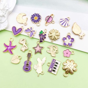จี้โลหะผสมสีม่วง 20 แบบ สำหรับทำเครื่องประดับ DIY - Product Image 4
