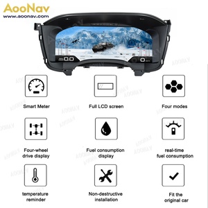 จอ LCD ดิจิตอลขนาด 15.1 นิ้ว สำหรับรถยนต์ Chevrolet Silverado GMC Sierra ปี 2007-2013 เครื่องเล่นหน้าปัดแสดงความเร็วเสมือนแบบดั้งเดิม - Product Image 5
