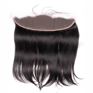 Cabello Humano Virgen Remy Tejido a Mano con Cierre Frontal de Encaje Transparente HD 13x4, Color Negro Natural, Peluca al por Mayor - Product Image 2