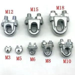 Handan Factory morsetti per funi metalliche in acciaio al carbonio di alta qualità M5 M10 tutte le specifiche DIN741 DIN1142