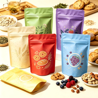 Sachet Doypack Personnalisé avec Logo, Recyclable et Écologique, pour Emballage Alimentaire, Snacks et Aliments Séchés, avec Fermeture Zip, Conception Gratuite