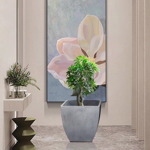 <span class=keywords><strong>Maceta</strong></span> <span class=keywords><strong>de</strong></span> Magnesio, Minimalista, Geométrica, <span class=keywords><strong>Cuadrada</strong></span>, Creativa, <span class=keywords><strong>de</strong></span> Pie, Resistente a la Corrosión, Pintada con Spray, para Sala <span class=keywords><strong>de</strong></span> Estar - Product Image 2