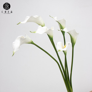 Fleur artificielle Eva Calla Lily à tige unique, toucher réel, décoration de mariage et de maison, style moderne, utilisation en intérieur - Product Image 4