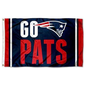 Новый большой флаг New England Patriots (3x5 футов) для газона, патио, двора, сада, дома, уличного декора, баннер, подарок для фанатов спорта, оптом - Product Image 1