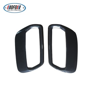 Cubierta de ventilación de capó de fibra de carbono seca Real, rejillas de ventilación delanteras para <span class=keywords><strong>Ford</strong></span> <span class=keywords><strong>Mustang</strong></span> <span class=keywords><strong>2018</strong></span>-2021, partes del cuerpo - Product Image 4