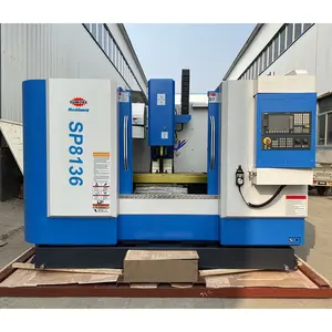 SP8136 dikey cnc mill metal freze makinesi 3 eksenli cnc makinesi VMC CNC makine merkezi ile 1250x360mm masa