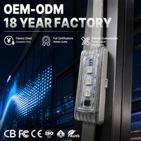 3 Luces LED RGBW para Exteriores, Compatibles con DIALux, Cuerpo de PC, IP67, 3 Años de Garantía, Blanco Cálido, Rojo, Verde