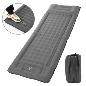 新款便携式超轻绝缘徒步睡垫野营充气垫空气床垫带背包枕头
