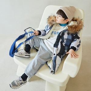 Manteau d'hiver pour enfants, <span class=keywords><strong>parka</strong></span> et manteaux rembourrés en coton pour bébés garçons et filles, vestes longues épaisses et chaudes, vêtements d'extérieur pour tout-petits - Product Image 2