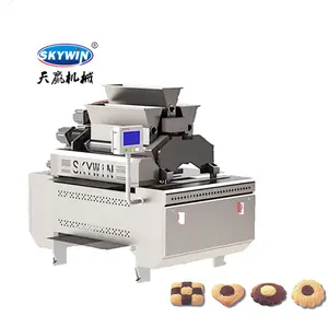 Industrial Cookie Dough Sheeter Cutter Bending Machine Cookie Biscuit Extruding Machine