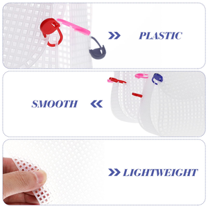 Wholesale Embroidery Diy Crafts Materials Hand Bag Purse <b>Plastic</b> <b>Mesh</b> Canvas Sheets Diy Bag Accessories Needlework - Product Image 5