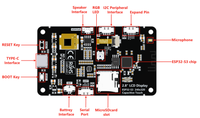 Module d'affichage LCD TFT IPS 2,8 pouces ESP32S3 240*320 ILI9341 CTP tactile capacitif USB pour carte de développement IoT DIY