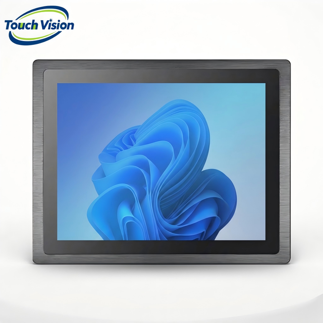 Industrial Embedded Monitor 15Inch 1080P IPS Capacitive Touch Screen Display Fanless Rugged Metal Housing VGA  for HMI Kiosk