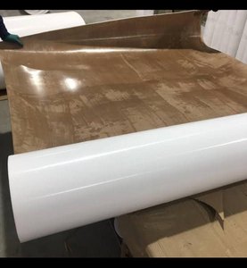Feuille de PTFE gravée au sodium d'un côté, <span class=keywords><strong>prix</strong></span> usine, pour revêtement de pipeline chimique, résistante à la corrosion - Product Image 1