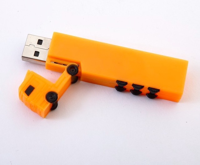 Wholesales Flash Memory Truck Car Shaped Usb Flash Drive Custom Logo