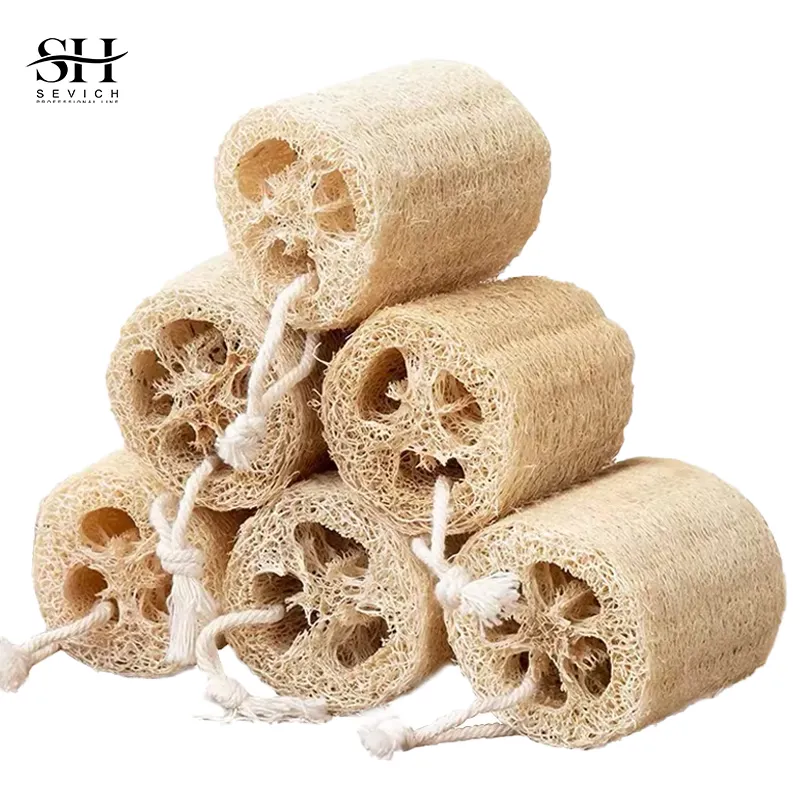 Factory Price Biodegradable Bath Luffa Sponges 100% Egyptian Cotton Natural Sea Sponge Loofah Body
