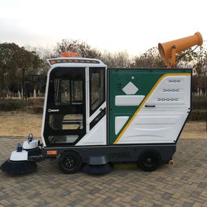Máquina barredora de cuatro ruedas automática para exteriores, industrial, para limpieza de calles - Product Image 3